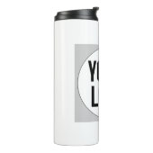 Personalisiertes Logo-Design Thermosbecher (Nach links gedreht)