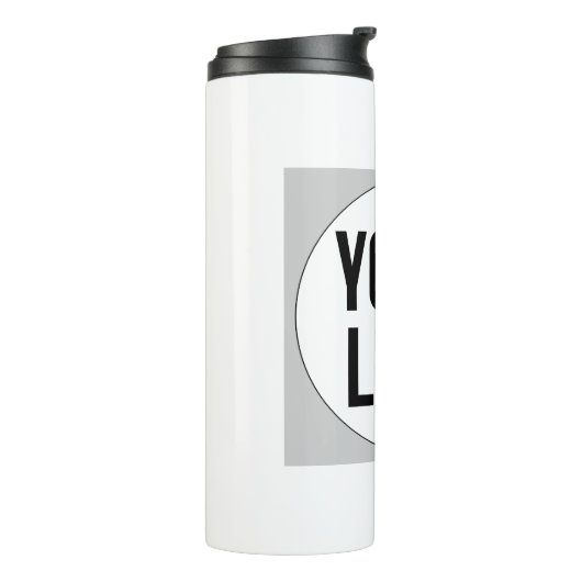 Personalisiertes Logo-Design Thermosbecher (Nach links gedreht)