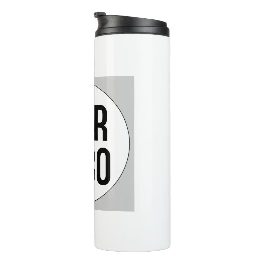 Personalisiertes Logo-Design Thermosbecher (Nach rechts gedreht)