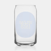 Personalisiertes Logo Dosenglas (Rückseite)