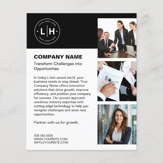 Personalisiertes Logo Flyer (Vorne)