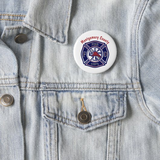 Personalisiertes Logo für das Blue Firefighter-Abz Button (Beispiel)