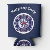 Personalisiertes Logo für das Blue Firefighter-Abz Dosenkühler (Vorderseite)