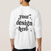 Personalisiertes Logo für das Vorder- und Rückseit Sweatshirt (Rückseite)