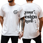 Personalisiertes Logo für das Vorder- und Rückseit T-Shirt<br><div class="desc">Der Personalisierte T - Shirt für das Front- und Back-Design-Logo ist ideal für Unternehmen, Teams und Veranstaltungen, die einen bleibenden Eindruck hinterlassen möchten. Mit individuell anpassbaren Vorder- und Rückseite können Sie Ihr Firmenlogo, Ihr Teamlogo oder Ihr persönliches Design hervorheben. Egal, ob Sie ein kühnes Statement-Stück oder ein subtiles Promotionsstipendium suchen,...</div>