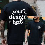 Personalisiertes Logo für das Vorder- und Rückseit T-Shirt<br><div class="desc">Dieser Personalisierte T - Shirt für das Front- und Back-Design-Logo ist der perfekte Weg, um Ihre Marke mit einer beruflichen Touch zu präsentieren. Mit den individuell anpassbaren Front- und Back-Design-Optionen können Sie einfach Ihr Unternehmen- oder Teamlogo hinzufügen, um eine Aussage zu machen. Egal ob Sie personalisierte Business Shirts für Männer...</div>