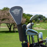 Personalisiertes Logo für den Golfball Golf Headcover<br><div class="desc">Dieses personalisierte Fahrercover in marineblau ist perfekt für Väter,  Grads,  Ruheständler oder alle,  die Golf Lieben,  geeignet für einen coolen Look.</div>