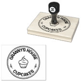 Personalisiertes Logo für hausgemachte Backwaren Gummistempel (Stempel)