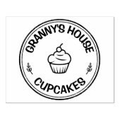 Personalisiertes Logo für hausgemachte Backwaren Gummistempel (Prägung)