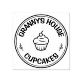 Personalisiertes Logo für hausgemachte Backwaren Gummistempel (Prägung)