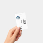 Personalisiertes Logo für moderne Mitarbeiter Ausweis (Handheld)