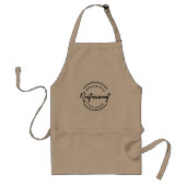 Personalisiertes Logo für Restaurants, Cafés, Bäck Schürze (Vorne)