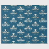 Personalisiertes Logo für Weihnachtswrapper Geschenkpapier (Flach)
