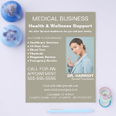 Personalisiertes Logo, General Practitioner, Krank Flyer (Einzeln)