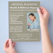 Personalisiertes Logo, General Practitioner, Krank Flyer (Hand)