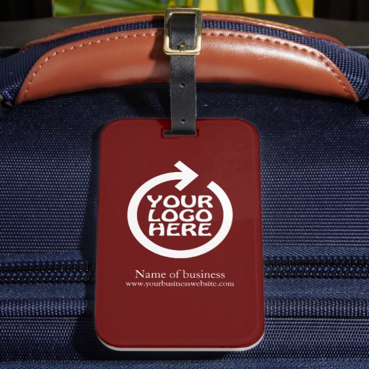Personalisiertes Logo Gepäckanhänger (Vorderseite Insitu 2)