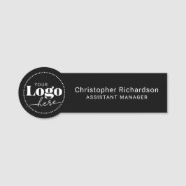 Personalisiertes Logo-Geschäft Namensschild