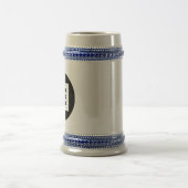 Personalisiertes Logo Geschäft Unternehmen Script  Bierglas (Mittel)