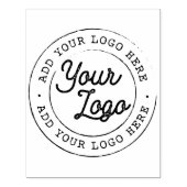 Personalisiertes Logo Große Briefmarke aus Kautsch Gummistempel (Prägung)