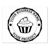 Personalisiertes Logo Gummistempel (Prägung)