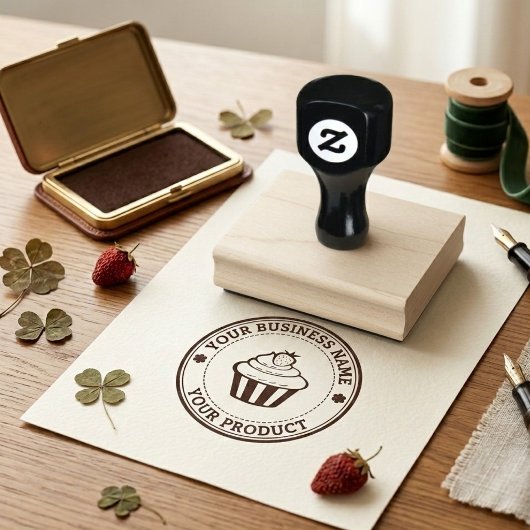 Personalisiertes Logo Gummistempel