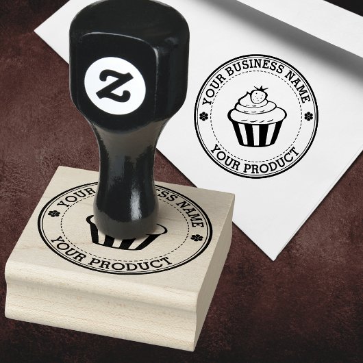 Personalisiertes Logo Gummistempel