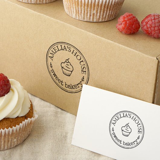 Personalisiertes Logo Gummistempel