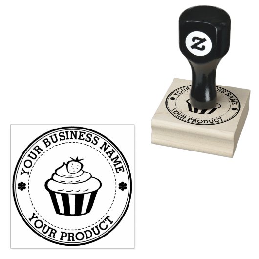 Personalisiertes Logo Gummistempel (Stempel)
