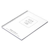 Personalisiertes Logo hinzufügen Notizblock (Linke Seite)