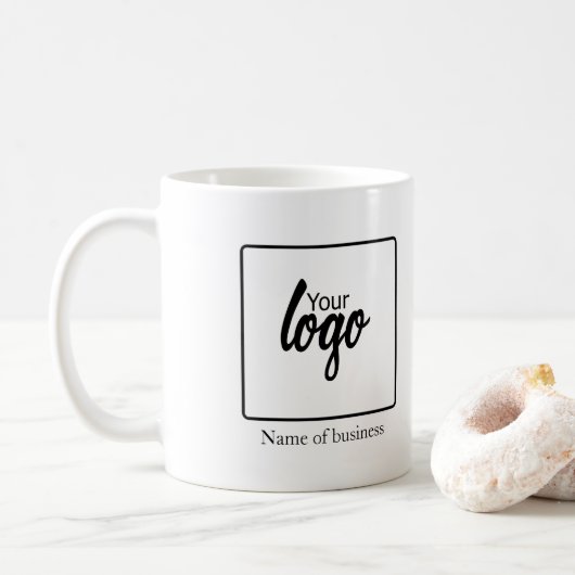 Personalisiertes Logo Kaffeetasse (Mit Donut)