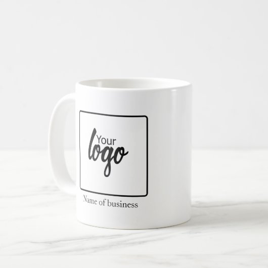 Personalisiertes Logo Kaffeetasse (Vorderseite Links)