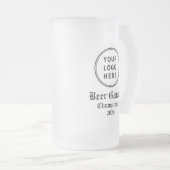 Personalisiertes Logo Mattglas Bierglas (VorderseiteRechts)