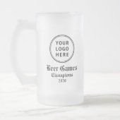 Personalisiertes Logo Mattglas Bierglas (Links)