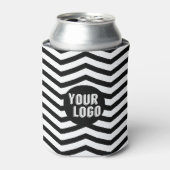 Personalisiertes Logo mit Zickzack Markenbezeichnu Dosenkühler (Kanne Vorderseite)