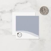 Personalisiertes Logo Mitteilungskarte (Vorderseite/Rückseite Beispiel)