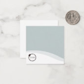 Personalisiertes Logo Mitteilungskarte (Vorderseite/Rückseite Beispiel)