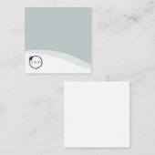 Personalisiertes Logo Mitteilungskarte (Vorne/Hinten)