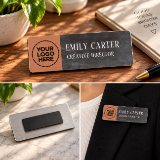 Personalisiertes Logo Name & Job Titel Professiona Namensschild