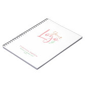 Personalisiertes Logo Notizblock (Linke Seite)