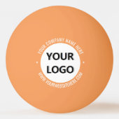 Personalisiertes Logo oder Foto und Pong-Ball Tischtennisball (Rückseite)