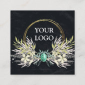 Personalisiertes Logo Quadratische Visitenkarte (Vorderseite)