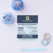 Personalisiertes Logo, Realtor, Anwesen Agent Flye Flyer (Einzeln)