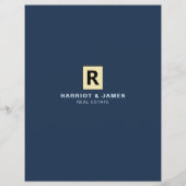 Personalisiertes Logo, Realtor, Anwesen Agent Flye Flyer (Hinten)