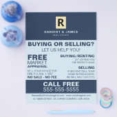 Personalisiertes Logo, Realtor, Anwesen Agent Flye Flyer (Einzeln)