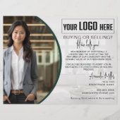 Personalisiertes Logo Realtor Broker Real Anwesen Flyer (Vorne)