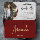 Personalisiertes Logo Realtor Broker Real Anwesen Visitenkarte