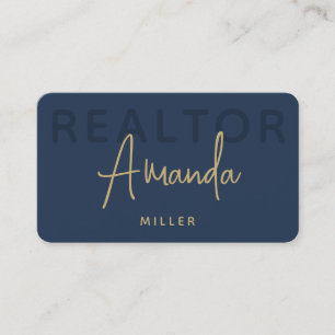 Personalisiertes Logo Realtor Broker Real Anwesen Visitenkarte
