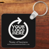 Personalisiertes Logo Schlüsselanhänger (Rückseite)