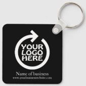 Personalisiertes Logo Schlüsselanhänger (Rückseite)