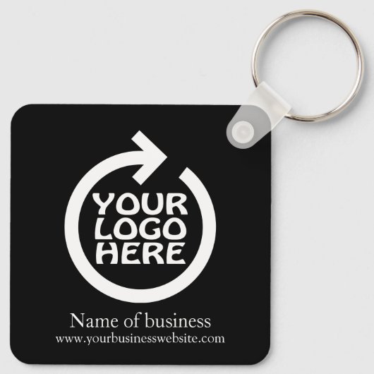 Personalisiertes Logo Schlüsselanhänger (Rückseite)